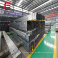 Trade Assurance Pre Galvanized Square Rectangular Steel Pipe extruded steel pipes used For Construction